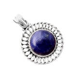 Blue Lapis Solid 925 Sterling Silver Pendant