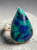 Blue Bird Azurite Solid 925 Sterling Silver Ring 7
