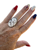 Wild Horse Jasper Solid 925 Sterling Silver Ring 7.5