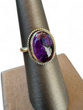 Amethyst Solid 925 Sterling Silver Ring 7.5