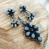 Blue Lace Agate Solid 925 Sterling Silver Pendant