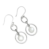 Sri Lankin Moonstone Solid 925 Sterling Silver Earrings