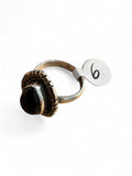 Black Onyx Solid 925 Sterling Silver Ring 6