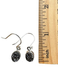 Pyrite Druzy Solid 925 Sterling Silver Earrings