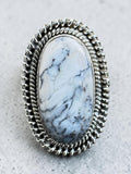 Dendritic Opal Solid 925 Sterling Silver Ring 6