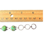Green Mojave Turquoise Solid 925 Sterling Silver Bracelet