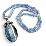 Owyhee Opal Solid 925 Sterling Silver Pendant Necklace