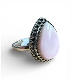 Pink Conch Solid 925 Sterling Silver Ring 8