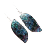 Ruby in Kyanite Solid 925 Sterling Silver Earrings