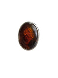 Baltic Amber Solid 925 Sterling Silver Ring 7.5
