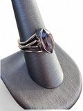 Amethyst Solid 925 Sterling Silver Ring 8.5