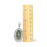 Prehnite Solid 925 Sterling Silver Pendant