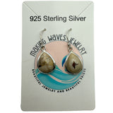 Peanut Jasper Solid 925 Sterling Silver Earrings