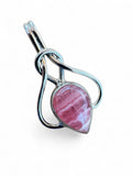 Rhodochrosite Solid 925 Sterling Silver Pendant