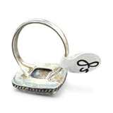 Dendritic Opal Solid 925 Sterling Silver Ring 8.5