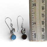 Australian Opal Solid 925 Sterling Silver Earrings