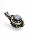 Ethiopian Opal Solid 925 Sterling Silver Poison Locket Pendant