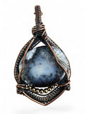 Dendritic Opal Copper Wrapped Pendant