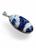 Sodalite Solid 925 Sterling Silver Pendant