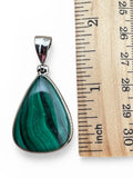 Malachite Solid 925 Sterling Silver Pendant