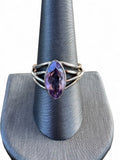 Amethyst Solid 925 Sterling Silver Ring 9.5