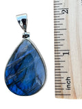 Labradorite Solid 925 Sterling Silver Pendant