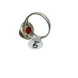 Carnelian Solid 925 Sterling Silver Ring 9