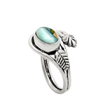 Turquoise & Spiny Oyster Solid 925 Sterling Silver Adjustable
