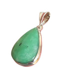 Variscite Solid 925 Sterling Silver Pendant