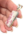 Cinnabar Solid 925 Sterling Silver Pendant