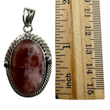 Pink Cobalto Calcite Solid 925 Sterling Silver Pendant