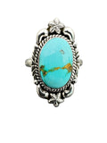 Sonoran Gold Turquoise Solid 925 Sterling Silver Ring 6