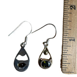 Peridot Solid 925 Sterling Silver Earrings