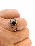 Black Onyx Solid 925 Sterling Silver Ring 8