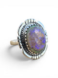 Monarch Opal Solid 925 Sterling Silver Ring 9