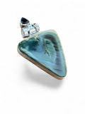 Royal Imperial Jasper & Onyx Solid 925 Sterling Silver Pendant