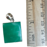 Chrysoprase Solid 925 Sterling Silver Pendant
