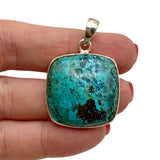 Shattuckite Solid 925 Sterling Silver Pendant