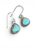 Sonoran Gold Turquoise Solid 925 Sterling Silver Earrings