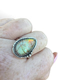 Monarch Opal Solid 925 Sterling Silver Ring 9