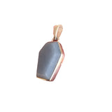Angelite Solid 925 Sterling Silver Pendant