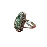 Seraphanite Solid 925 Sterling Silver Ring
