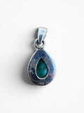 Emerald Solid 925 Sterling Silver Pendant