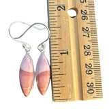 Pink Opal Solid 925 Sterling Silver Earrings