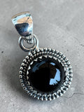 Black Onyx Solid 925 Sterling Silver Pendant
