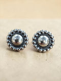 Dome Solid 925 Sterling Silver Earrings