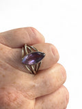 Amethyst Solid 925 Sterling Silver Ring 6