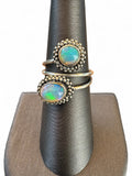 Ethiopian Opal Solid 925 Sterling Silver Ring ADJ