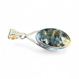 Seraphanite Solid 925 Sterling Silver Pendant