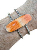 Spiny Oyster Solid 925 Sterling Silver Cuff Bracelet
